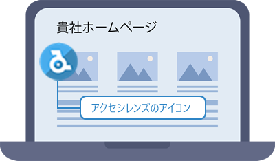 アクセシレンズ導入画面